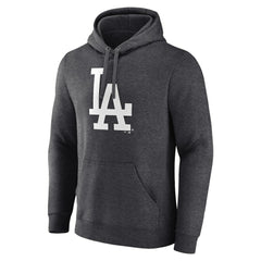 Los Angeles Dodgers Monochrome Pullover Hoodie Charcoal