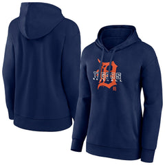 Detroit Tigers Women's Stellar Pullover Hoodie Navy