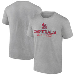 St. Louis Cardinals Evanston Stencil T-Shirt Heather Gray