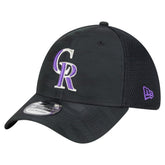Colorado Rockies Subtle Camo 39THIRTY Flex Hat Black