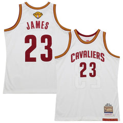 LeBron James Cleveland Cavaliers 2015/16 Hardwood Classics Authentic Jersey sale - White online