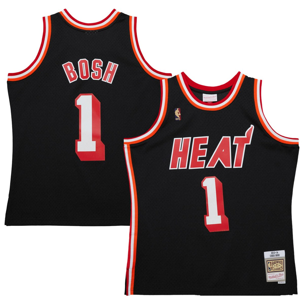 Chris Bosh Miami Heat 2013/14 Hardwood Classics Swingman Jersey - Black cheap