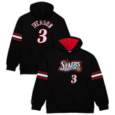 Allen Iverson Philadelphia 76ers Name & Number Pullover Hoodie - Black sale
