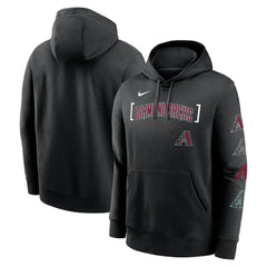 Arizona Diamondbacks Club Stack Pullover Hoodie Black