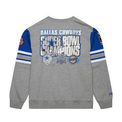 Dallas Cowboys Vintage Logo Pullover Sweatshirt - Heather Gray for sale