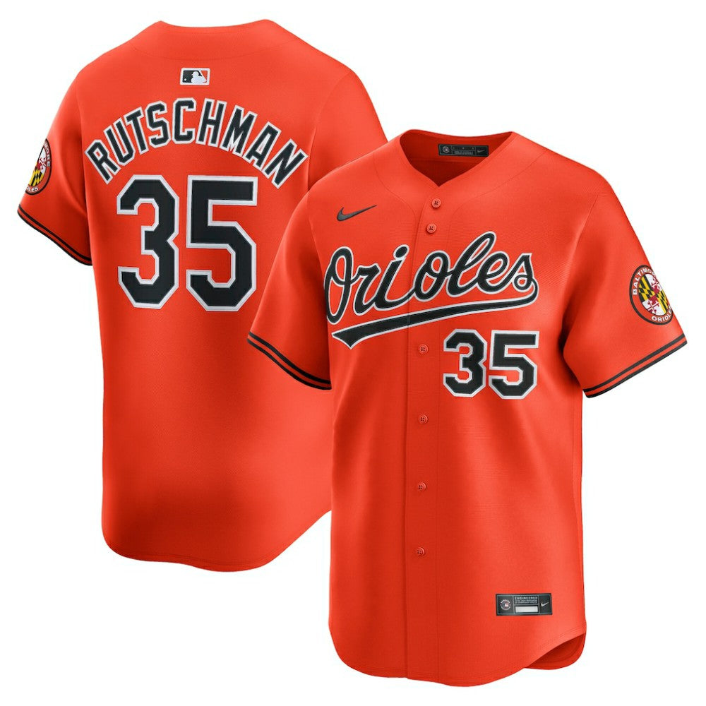 Adley Rutschman Baltimore Orioles 2nd Alternate Limited Player Jersey Orange