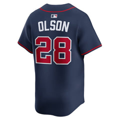 Matt Olson Atlanta Braves Alternate Limited Jersey Navy