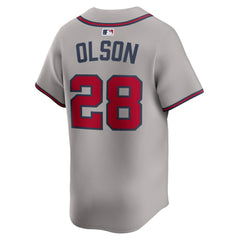Matt Olson Atlanta Braves Road Limited Player Jersey Gray