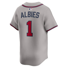 Ozzie Albies Atlanta Braves Road Limited Player Jersey Gray