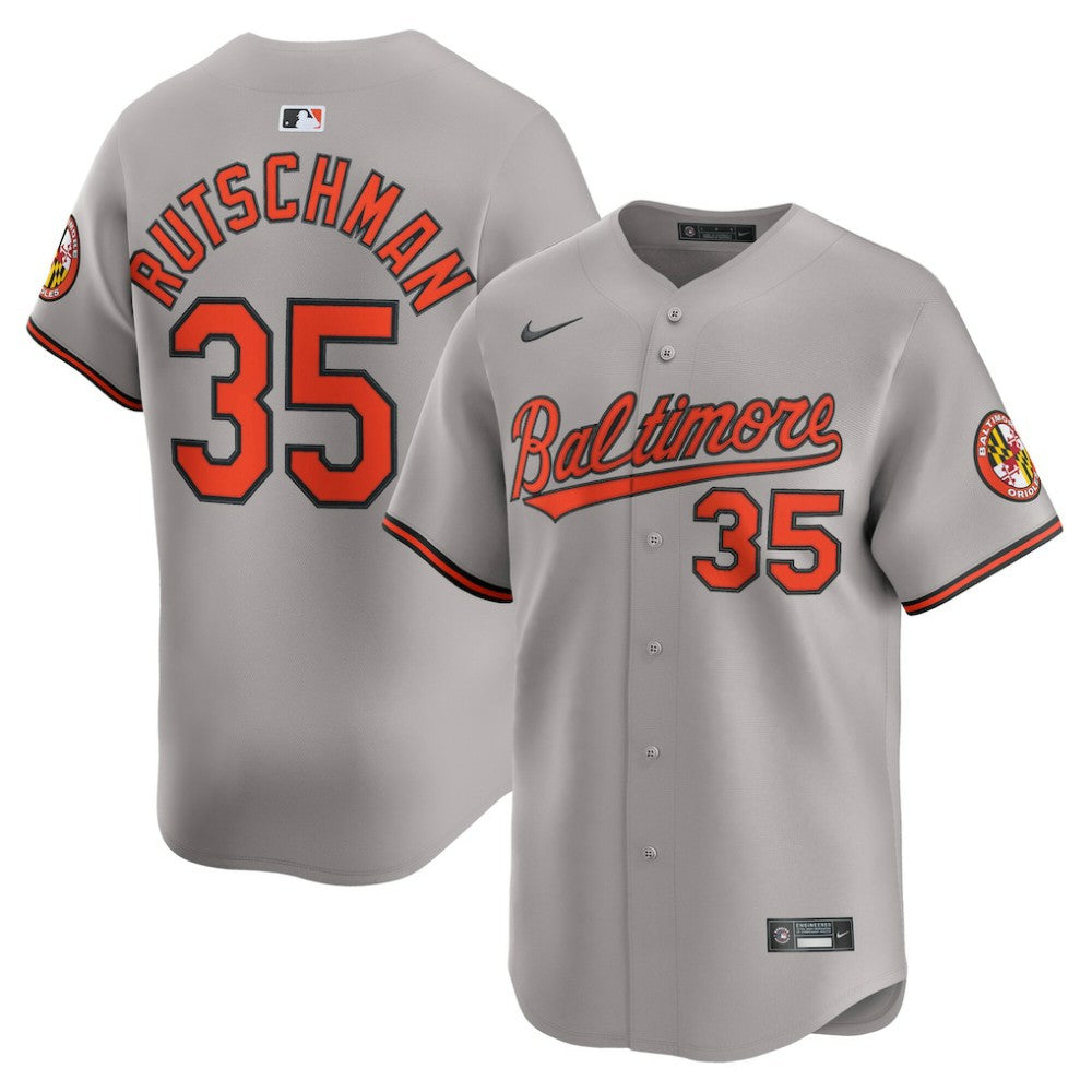 Adley Rutschman Baltimore Orioles Road Limited Player Jersey Gray