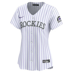 Colorado Rockies Women's Home Limited Jersey White