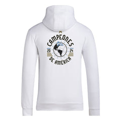 Argentina National Team 2024 Copa America Champions Pullover Hoodie - White for sale