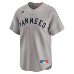 Babe Ruth New York Yankees Throwback Cooperstown Collection Limited Jersey Gray