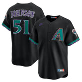 Randy Johnson Arizona Diamondbacks Throwback Cooperstown Collection Limited Jersey Black