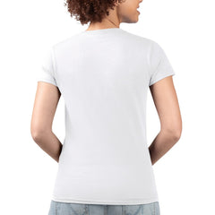 Toronto Blue Jays G-III 4Her by Carl Banks Women's Super-Slim Fit Lightweight Flowers Graphic V-Neck T-Shirt White
