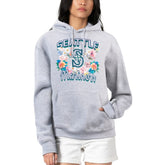 Seattle Mariners G-III 4Her by Carl Banks Women's Flowers Graphic Pullover Hoodie Heather Gray