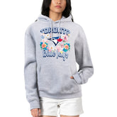 Toronto Blue Jays G-III 4Her by Carl Banks Women's Flowers Graphic Pullover Hoodie Heather Gray