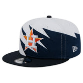 Houston Astros Jagged 9FIFTY Snapback Hat Navy/White