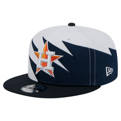 Houston Astros Jagged 9FIFTY Snapback Hat Navy/White