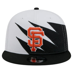 San Francisco Giants Jagged 9FIFTY Snapback Hat Black/White