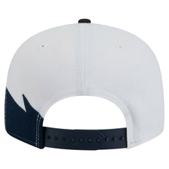 Atlanta Braves Jagged 9FIFTY Snapback Hat Navy/White