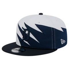 Detroit Tigers Jagged 9FIFTY Snapback Hat Navy/White