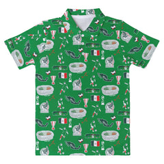 Mexico National Team Vive La Fete Youth Impressions Artwork Polo - Green outlet
