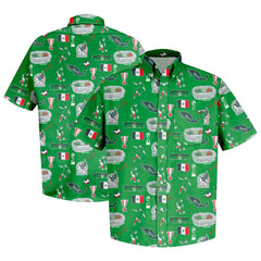 Mexico National Team Vive La Fete Impressions Artwork Button-Down Shirt - Green sale
