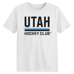 Utah Hockey Club Preschool Secondary Logo T-Shirt - White T-shirts