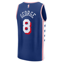 Paul George Philadelphia 76ers Fast Break Replica Player Jersey - Icon Edition - Royal shop