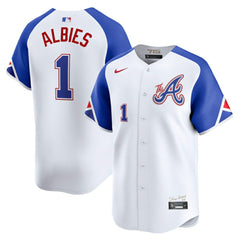 Ozzie Albies Atlanta Braves City Connect Limited Jersey White
