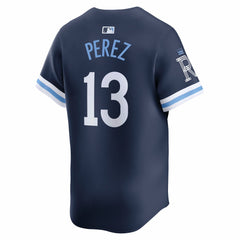 Salvador Perez Kansas City Royals City Connect Limited Jersey Navy