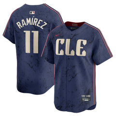 José Ramírez Cleveland Guardians City Connect Limited Player Jersey Navy