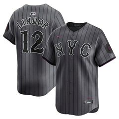Francisco Lindor New York Mets City Connect Limited Jersey Gray