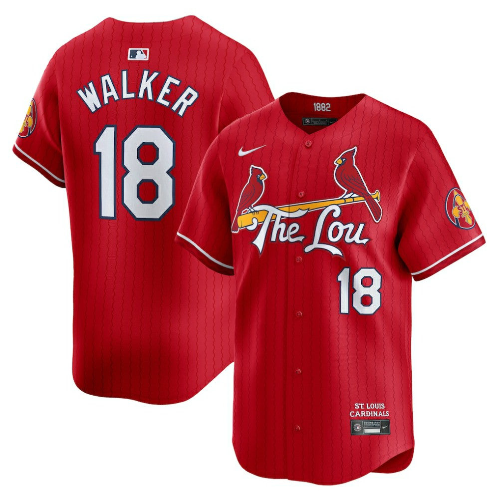 Jordan Walker St. Louis Cardinals City Connect Limited Jersey Red