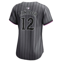 Francisco Lindor New York Mets Women's City Connect Limited Jersey Gray