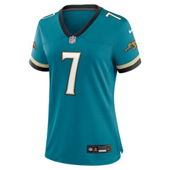 Brian Thomas Jr. Jacksonville Jaguars Women's Prowler Throwback Game Jersey - Teal on sale