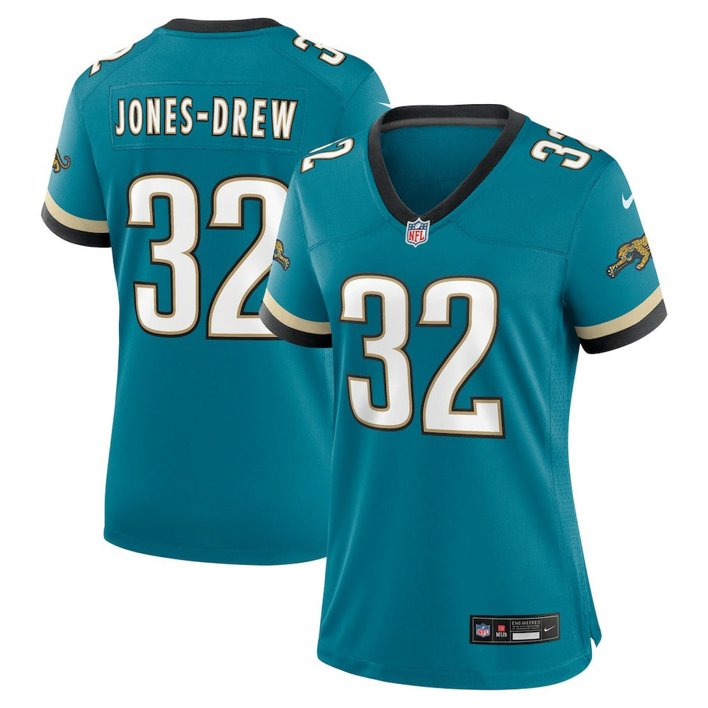 Maurice Jones-Drew Jacksonville Jaguars Women's Prowler Throwback Retired Player Game Jersey - Teal cheap