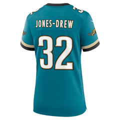Maurice Jones-Drew Jacksonville Jaguars Women's Prowler Throwback Retired Player Game Jersey - Teal cheap