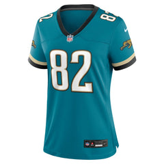 Jimmy Smith Jacksonville Jaguars Women's Prowler Throwback Retired Player Game Jersey - Teal discount