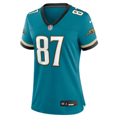 Keenan McCardell Jacksonville Jaguars Women's Prowler Throwback Retired Player Game Jersey - Teal online