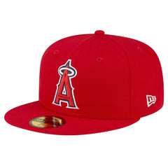 Los Angeles Angels Game Authentic Collection On Field 59FIFTY Fitted Hat Red