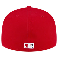 Los Angeles Angels Game Authentic Collection On Field 59FIFTY Fitted Hat Red