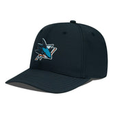 San Jose Sharks Levelwear Rise Flex Hat - Black Hats