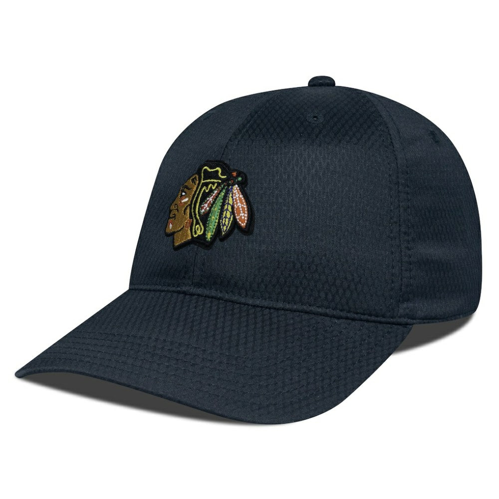 Chicago Blackhawks Levelwear Matrix Adjustable Hat - Black Hats