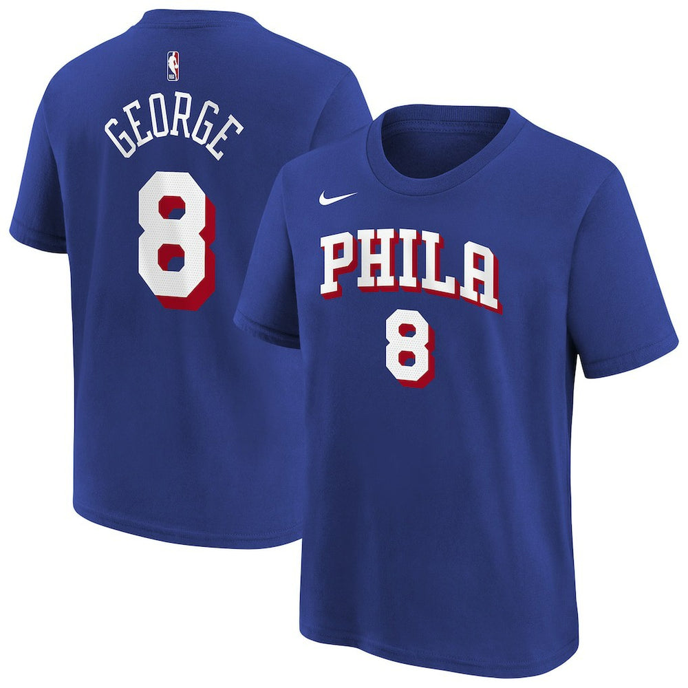 Paul George Philadelphia 76ers Youth Icon Name & Number T-Shirt - Royal outlet