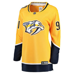 Steven Stamkos Nashville Predators Fanatics Women's Home Premier Breakaway Player Jersey Breakaway Jersey - Gold Jerseys
