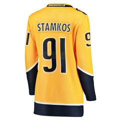 Steven Stamkos Nashville Predators Fanatics Women's Home Premier Breakaway Player Jersey Breakaway Jersey - Gold Jerseys