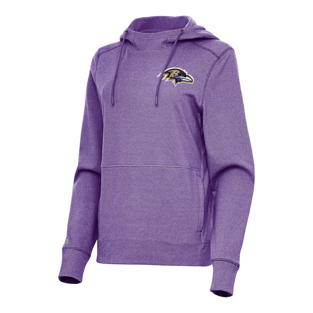Baltimore Ravens Antigua Women's Justice Pullover Hoodie - Heather Purple outlet