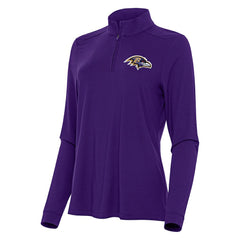 Baltimore Ravens Antigua Women's Intent Quarter-Zip Sweatshirt - Purple for sale